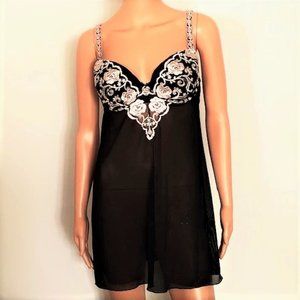 GILLIGAN & O'MALLEY Intimates Mesh Longline